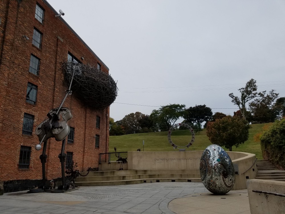 Outside the American Visionary Art Museum