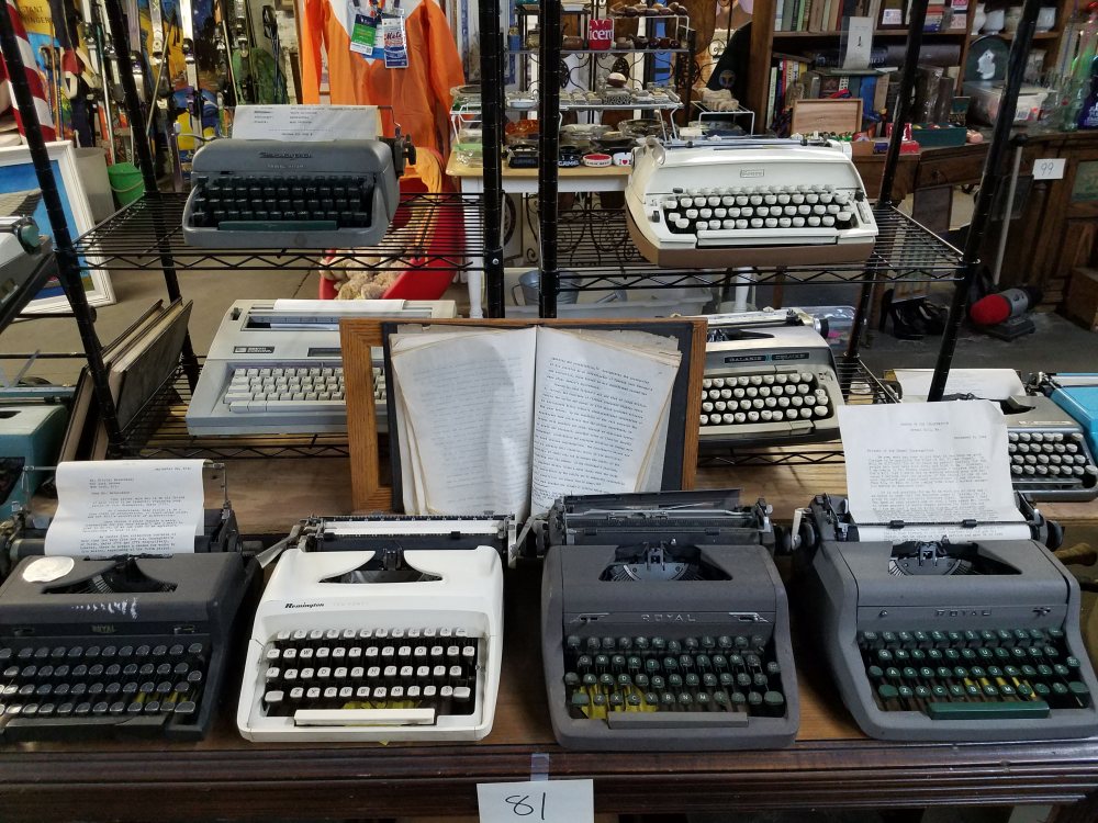 NYC Trash Museum Typewriters
